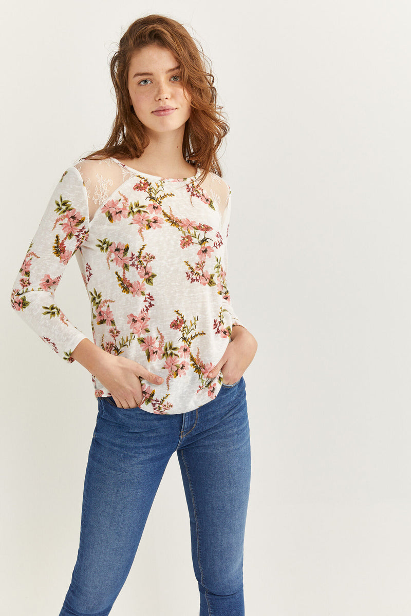 Long Sleeved Printed T-Shirt