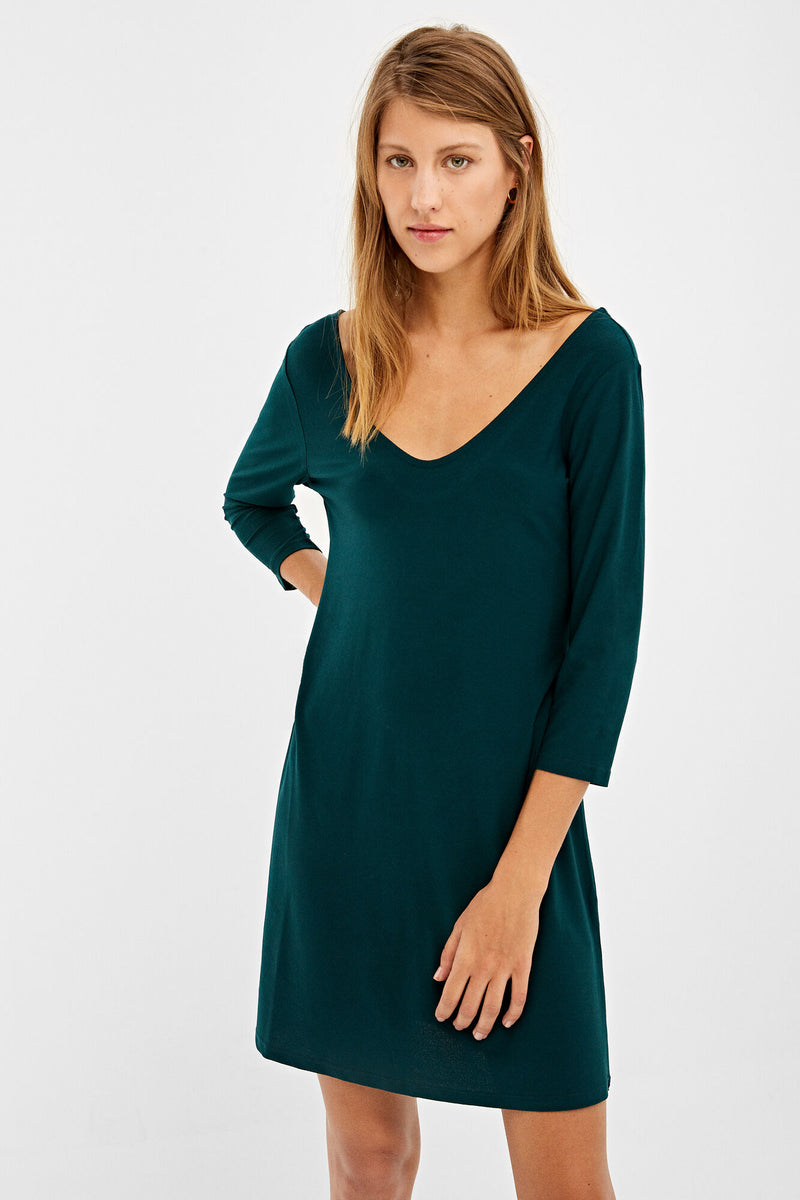 3/4 Sleeve Mini Dress
